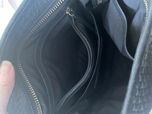 Cole Haan Loralie Weave Bucket Black Tote Bag - Picture 21 of 21
