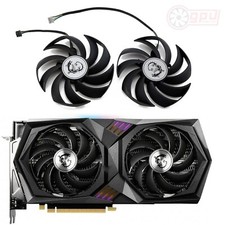 MSI RTX 3060 Ti RX 6600 6700 XT GAMING X Replacement GPU Fan Set OEM 