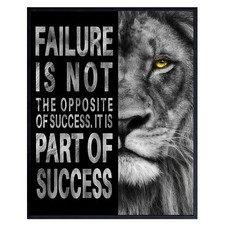 Success Wall Art for Office - Inspirational Wall Decor - Masculine Home Offic...