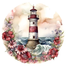 XXXL 60x60 cm car decal sticker lighthouse sticker