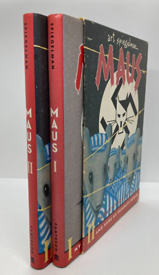 ''MAUS A SURVIVOR'S TALE'' 2 VOL HARDBACK SET IN SLIPCASE 1986/91 Art Spiegelman