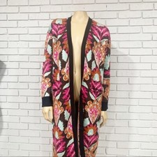 Anthropologie Women  s Patterned Duster Cardigan - Size Small