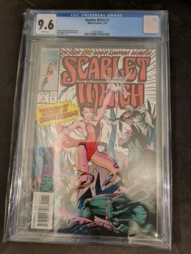 Marvel Scarlet Witch #1 Comic CGC Graded 9.6 (White Pages) - Afbeelding 1 van 1