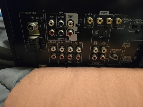 JVC RX-558VBK / JVC RX-558V AUDIO VIDEO 5.1 SURROUND RECEIVER - Picture 6 of 11