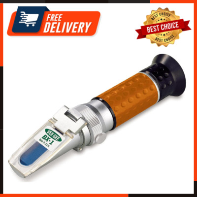 Scientific BX-1 Handheld Brix Refractometer, Industrial-Grade, 0-32% Brix Range