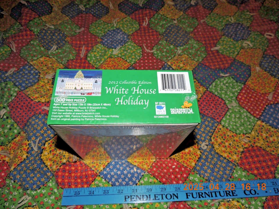 Puzzle Briarpatch 2012 Edición Coleccionable Casa Blanca Vacaciones 500 Piezas - Nuevo Foto 2 de 2