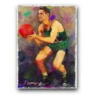 Bill Sharman #2 Art Card Limited 24/50 Edward Vela Signed (Boston Celtics)