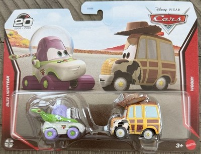 Disney Pixar Cars 2006-2026 20 Years Buzz Lightyear & Woody 2 Pack