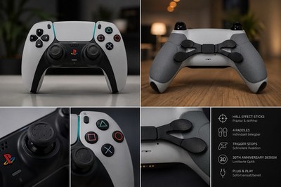 Premium | PS5 | FPS | Controller | TMR | Mouse Click | 4 Paddles