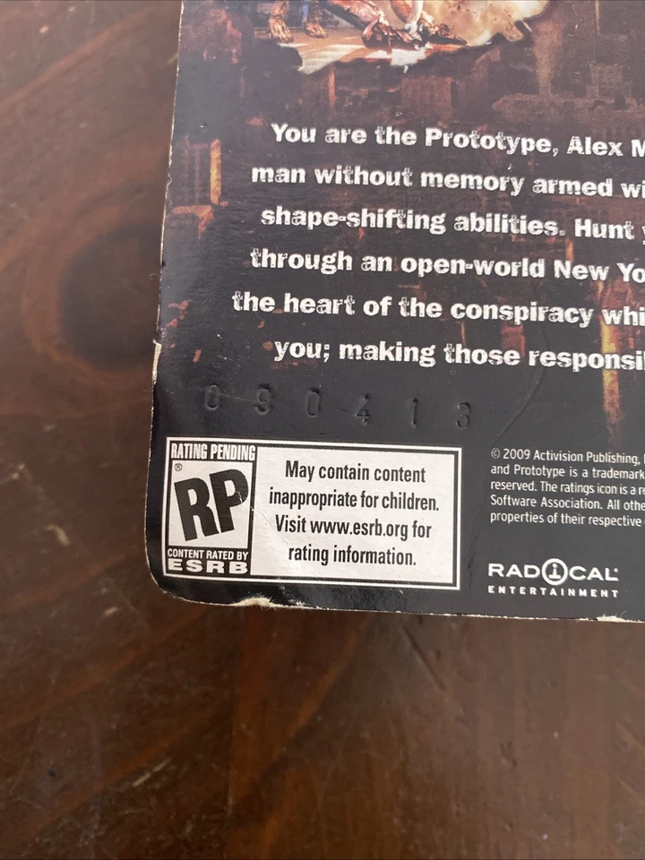 Prototipo El Juego Activision Figura de Acción Estatua Coleccionable - NUEVO Foto 4 de 4