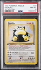 1999 POKEMON JUNGLE 1ST EDITION #27 SNORLAX PSA 8