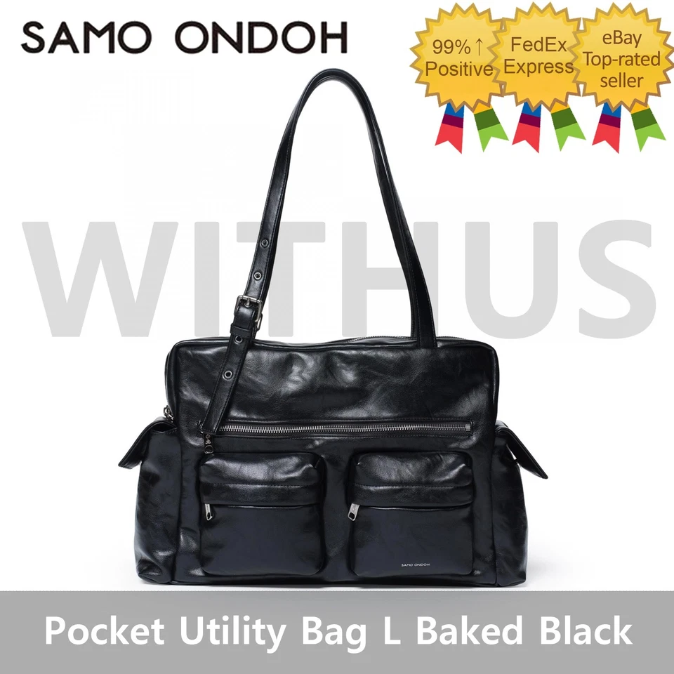 SAMO ONDOH Pocket Utility Bag L Baked Black - Women's Pocket