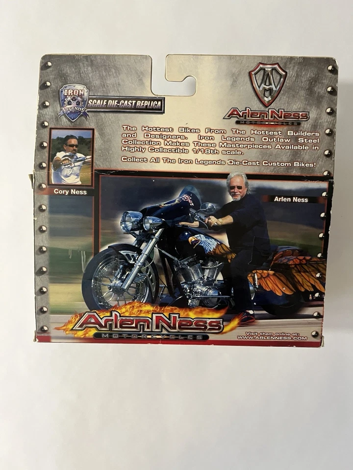 Iron Legend  Arlen Ness 1/18 Scale, Diecast Replica ￼ - Image 3 of 3