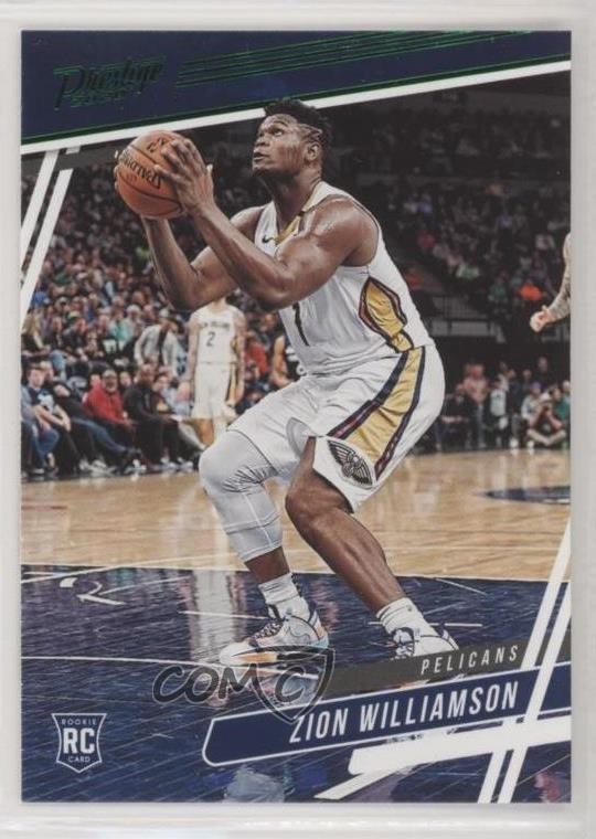 2019-20 Panini Chronicles Prestige Green Zion Williamson #60 Rookie RC 1o3
