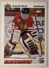 1991-92 Upper Deck Dominik Hasek RC Chicago Blackhawks HOF