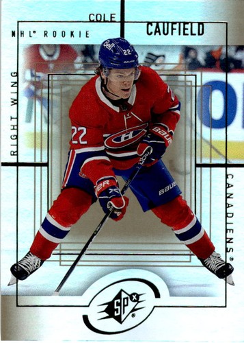 Cole Caufield #SPX-36 2021 Upper Deck SPx 1999-2000 Retro card