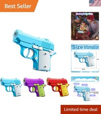 Stress Relief Fidget Pistol in Stylish Blue/White - Perfect Gift for All Ages
