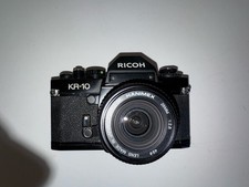 Ricoh KR-10 35mm SLR Film Camera with 3 Lenses