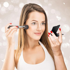 50 Pcs Mini Folding Mirror Bulk Compact Makeup Mirror Purse Portable Makeup Use
