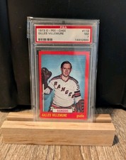 1973 O-pee-chee Gilles Villemure #119 PSA 7 NM Pop 9, 22 Higher Rangers