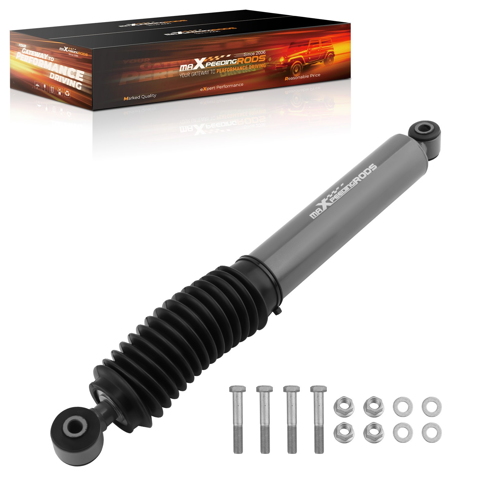 Steering Damper with Dust Boot for Jeep Wrangler JL Gladiator 2018-2025 thumbnail 9