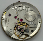 Mouvement de montre Cyma R.486 J W Benson remontage manuel vintage suisse pièces réparation 30 mm
