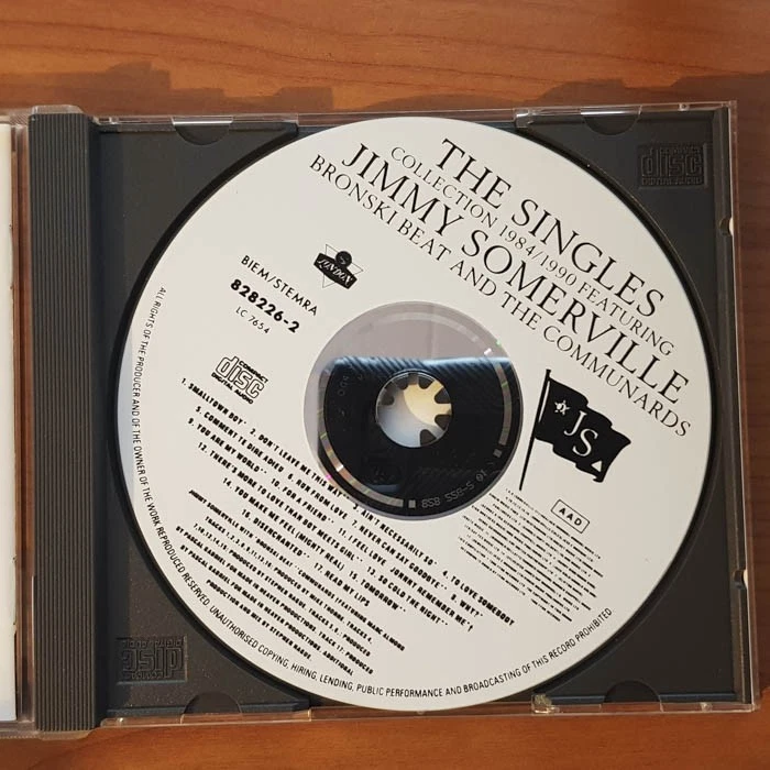 JIMMY SOMERVILLE the singles collection 1984/1990 FULL SILVER PDO VG+/VG+ - Bild 3 von 4