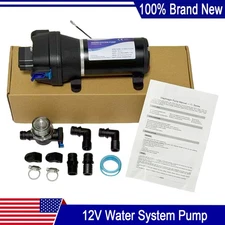 04325143A New 12V Water System Pump 4.5 GPM 40 PSI Fits For Flojet USA