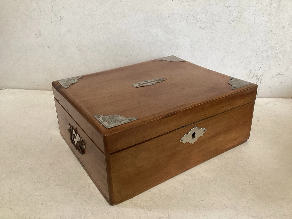 Coffret Antique Français En Carton De Soie - Retour à La Maison - Gris Multicolore
