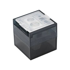 KUM Cube M2 3-in-1 Pencil Sharpener & Pointer, Black
