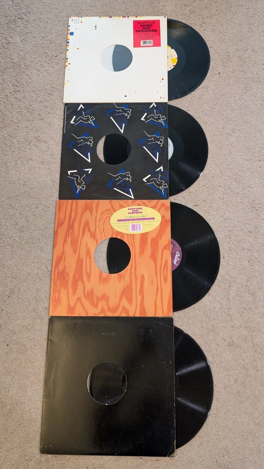 32 Soul Funk 12" Singles Vinyl  Ashford Simpson Diana Ross El DeBarge Midnight Foto 4 de 4