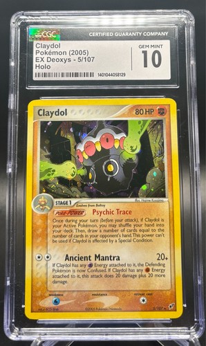 Claydol graded CGC 10 for sale on eBay