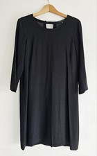 The White Company Black Shift Dress UK 12 Little Black Occasion Dress