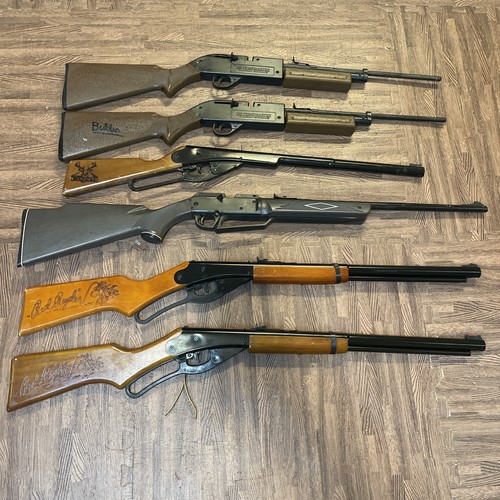Daisy Red Ryder & Vintage BB Gun Lot Of 6 All Of Them Tested Working!