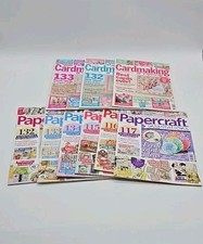 DIY Card Making Magazines Lot Papercraft Scrapbooking Craft Ideas Templates...
