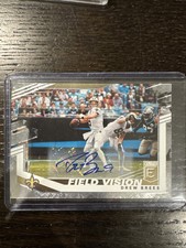 2020 Panini Donruss Elite - Field Vision #FV4 Drew Brees Auto /25