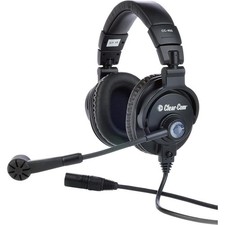 Clear-Com CC-400 Dual-Ear Closed-Back Headset with Hyper-Cardioid Microphone, 4-