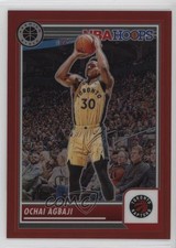 2023-24 Panini NBA Hoops Premium Stock Red Prizm 25/275 Ochai Agbaji #62 4z8
