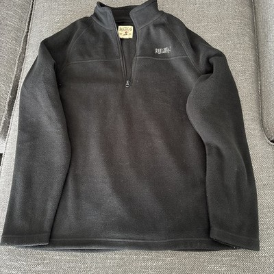 RedHead Brand Co. Fleece Pullover Jacket Men's M Black Long Sleeve