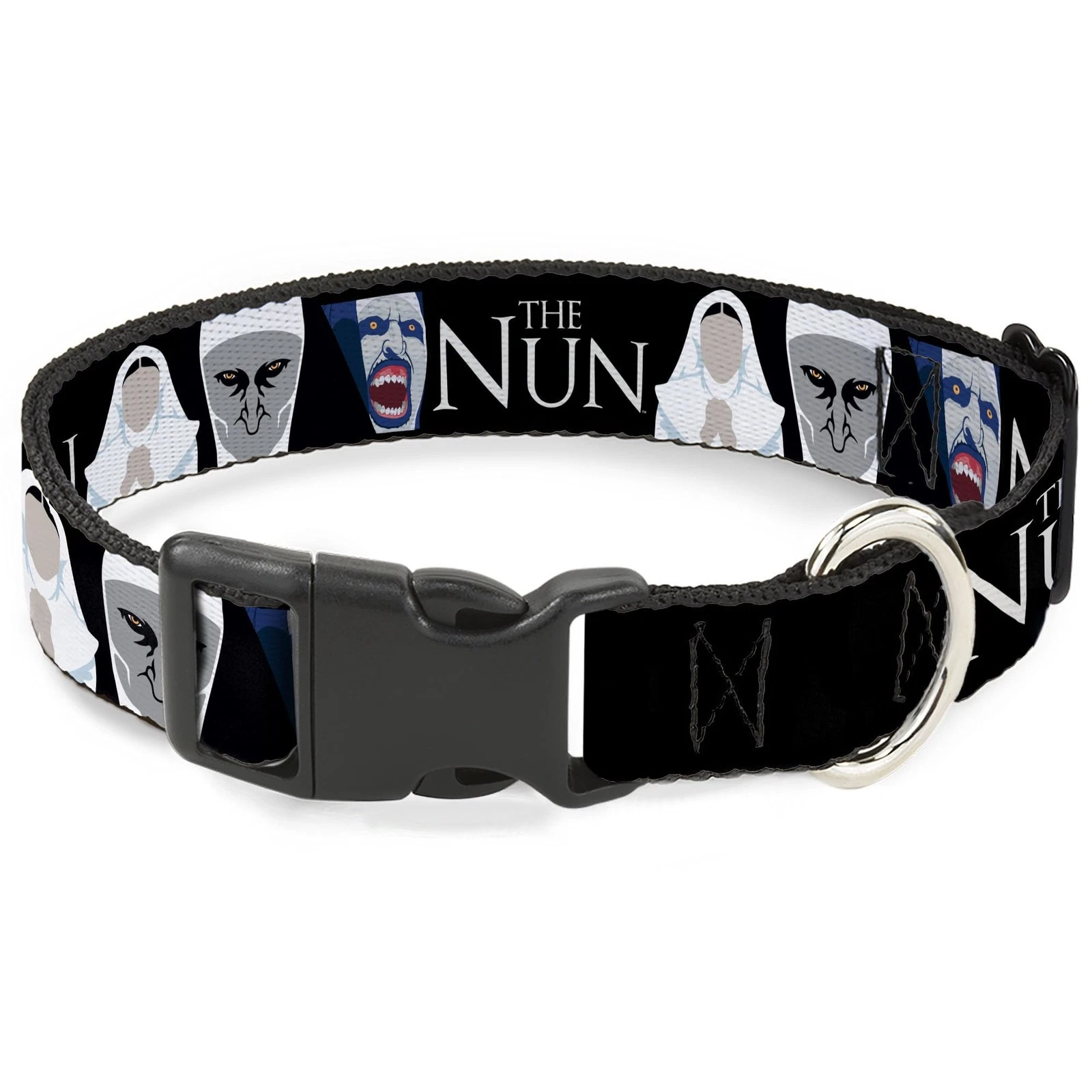 Warner Bros. Horror Movies Pet Collar, Dog Collar Plastic Buckle, The Nun Sister