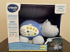 VTech Lil Critter Soothing Starlight Hippo Mu...