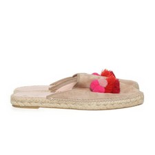 Pretty Ballerinas, Hausschuhe, Größe: 41, Wildlederimitat, Beige/Mehrfarbig #yLo