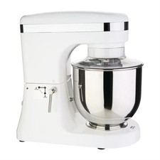 Buffalo 7Ltr White Planetary Mixer inc. beater, whisk and dough hook   DB266