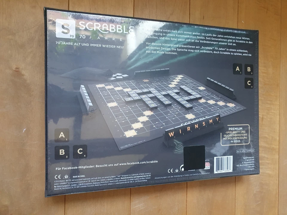 Scrabble 70 Jahre Jubiläumsedition Neu - Bild 4 von 4