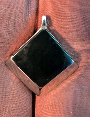Elegant Vintage Max Factor Perfume Pendant Lucite & Gold Tone Pendant - No Chain