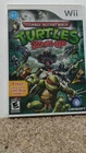 Teenage Mutant Ninja Turtles: Smash-Up Ubisoft Wii Manual no comic