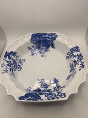 10'' Round Vegetable Bowl Tatnall Street Bluebell (Blue) by Paula Deen Retired