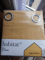 Blackout Lined Eyellet Curtains From HABITAT 2 x Curtains