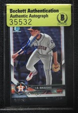 BAS 2018 Bowman Draft Chrome JB Bukauskas #BDC-189 Beckett Auth Sticker Auto ur8