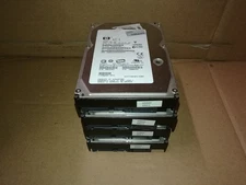 - LOT OF 4 HP HUS153030VLS300 300GB SAS HARD DRIVE HP P/N:466034-001 FW:HPH1 @@@